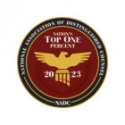 top 1 percent 2023 badge